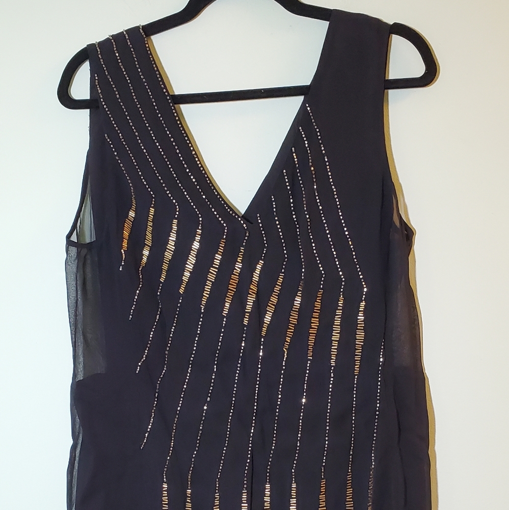 French Connection Atlantic Wave Beaded Dress - Picture 6 of 10